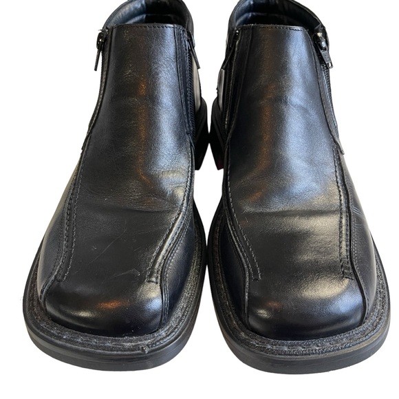 BOTTESINI MEN’S BLACK LEATHERMID RISE DRESS SHOE - SIZE 9 - EUC! - Picture 7 of 13